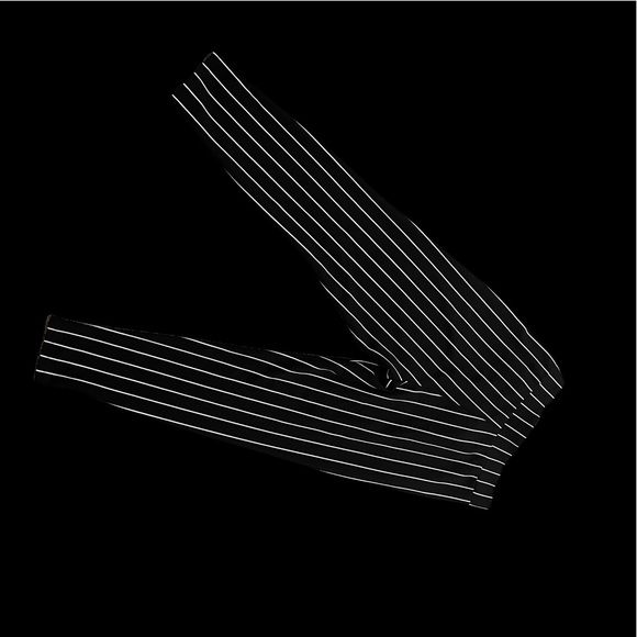 Pinstripe Dress Pants with tie belt waist - Picture 3 of 3